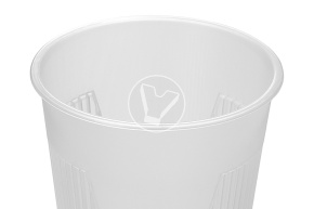 Стакан 450мл., рифленный для горячего,коричневый ПП