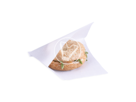 Уголок для бургера, 140*140 мм,  бумажный, белый