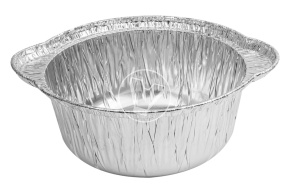 Форма алюминиевая "Кастрюля" с крышкой, 212*120*78 мм