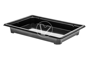 Спк-19 дно для суши, без крышки, черное ПП Премиум