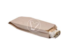 Пакет крафт, 100*60*300 мм, с плоским дном 