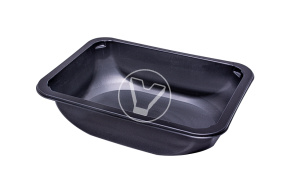 Лоток под запайку (187*137*50) 840 мл, черный