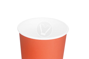 Стакан 250 мл, бумажный, для горячих напитков, красный Verde Vita