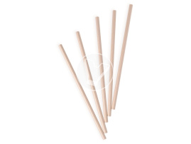 Трубочка бумажная, 8*230мм, крафт