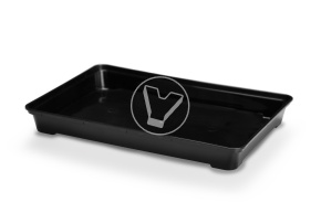 СпК-25 дно, для суши, черное без крышки (ПП, Премиум)