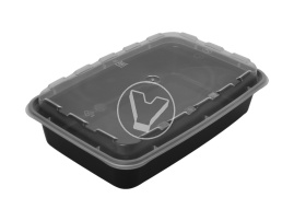 Контейнер 830 мл с крышкой, 1 секционный