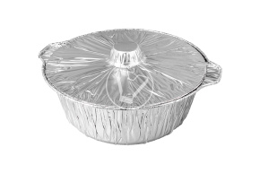 Форма алюминиевая "Кастрюля" с крышкой Y338, 328*115мм, 4800 мл