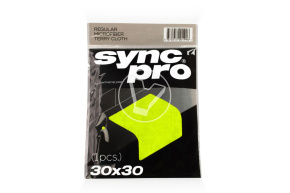 Салфетка из микрофибры с длинным ворсом 30*30, 320 гсм, SyncPro (салатовая)