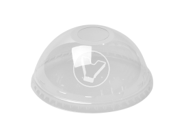 Крышка купольная с отверстием, d-92 мм, ПЭТ