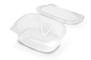 Контейнер овальный для салатов, РКС-500, прозрачный