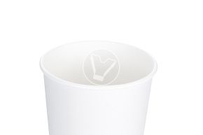 Стакан 400 мл, бумажный, для горячих напитков, белый Verde Vita