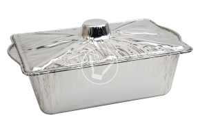 Форма алюминиевая "Кастрюля" с крышкой SP-328, 330*210*95 мм., 4200 мл.	