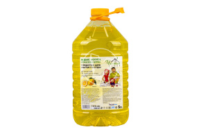 Средство для мытья посуды "Чистый Домик" 5л. (ПЭТ) Лимон