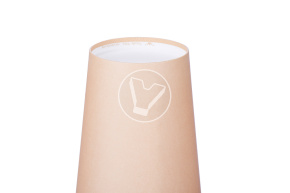 Стакан 400 мл, бумажный, для горячих напитков, крафт Verde Vita