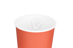 Стакан 400 мл, бумажный, для горячих напитков, красный Verde Vita