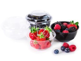 Креманка КД-117, черная, выс.-23 мм, 200 мл, d-110 мм