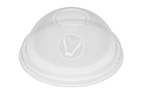 Крышка купольная без отверстия  d-98 мм, ПЭТ (Cyclyc)