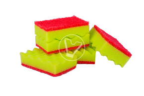 Губка для мытья посуды Волна FRESH AND CLEAR 5 шт