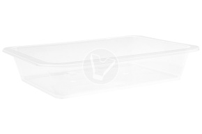 Лоток под запайку (187*137*36) 615 мл, прозрачный 