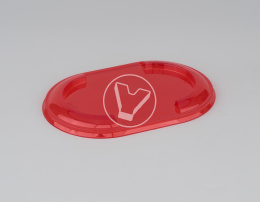 Крышка к конт. СпК-1409, красная (ПЭТ, СтиролПласт)