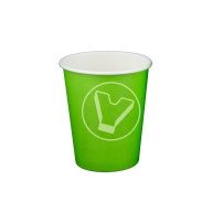 Стакан бумажный, 250 мл, зеленый 