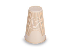 Стакан 450мл., рифленный для горячего,крафт ПП