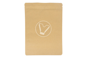 Пакет металлизированный  дой-пак с замком зип-лок, 160*250мм (40+40), 140мкм крафт