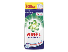 Ariel, стиральный порошок, 15 кг, для белого 