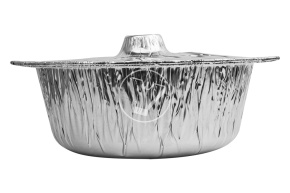 Форма алюминиевая "Кастрюля" с крышкой Y338, 328*115мм, 4800 мл