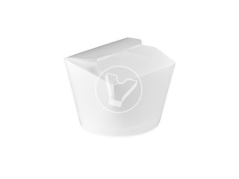 Контейнер бумажный для лапши "China Box", белый, 450 мл