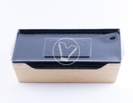 Салатник Eco OpSalad 800 мл.с крышкой, "Black series" GEOBOX-800