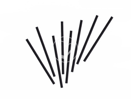 Трубочки бумажные GVS-22-BAR "Черный", 140 мм