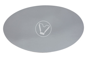 Крышка Lamina к круглому  алюм. контейнеру 850 мл Y214, 212*45