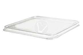 Крышка к квадратной креманке 350мл, прозрачная 