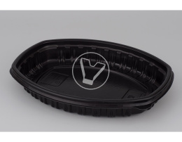 Дно к ланч-боксу СпК-257, черный, 257х202х37