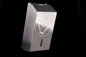 Диспенсер для туалетной листовой бумаги 125*260*100, хром серебристый