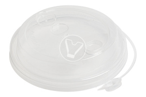 Крышка с питейником 80мм прозрачная