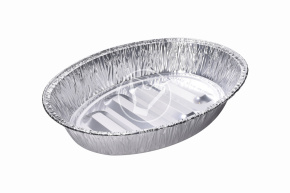 Блюдо алюминиевое глубокое, 465*345*84 мм