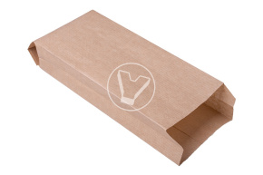 Пакет бумажный, 90*40*240 мм, крафт