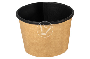 Супница OneBowl, 380 мл, черная, без крышки