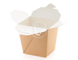 Коробка для лапши WOK700 мл., 81/101*81/101*106, крафт