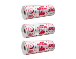 Маечка без ручки, рулон, прозрачный, 400 шт/рул