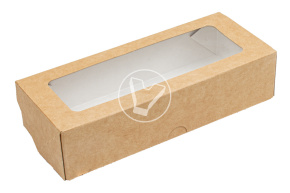 Ланч-бокс самосборный 500 мл, SELFBOX500, 170*70*40, крафт