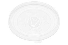 Пластиковая крышка прозрачная 100 мм ПП для бумажных супниц 380/520мл. OneBowl