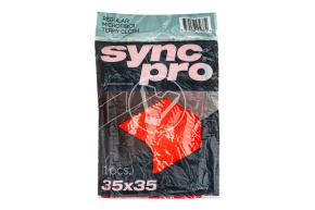 Салфетка из микрофибры 35*35, 280 гсм, Терри (красная)