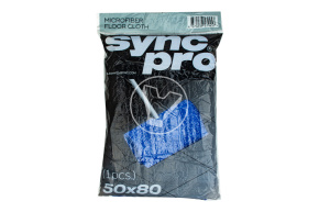 Салфетка микрофибра для пола 50*80 см., 350 гсм (синяя)