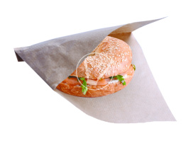 Уголок для бургера, 170*170 мм, бумажный, крафт