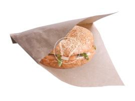 Уголок для Бургера  бумажный, 140*140, крафт (светлый)