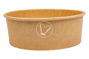 Упаковка для салатов 1300 мл, Pure craft, без крышки