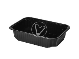 Контейнер ЧЕРНЫЙ 186*132 мм, 500 мл 